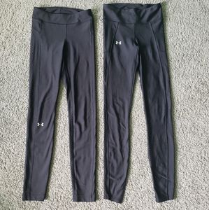 Set of Under Armour black workout leggings